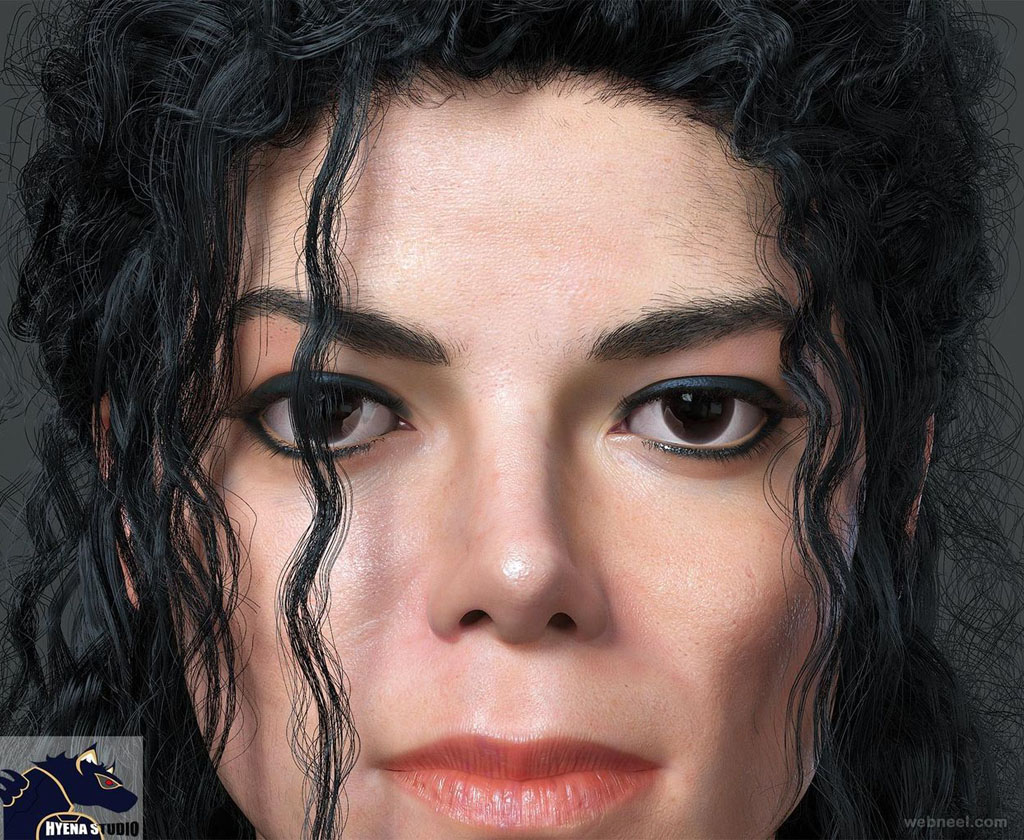4 michael jackson 3d character design by shengluo