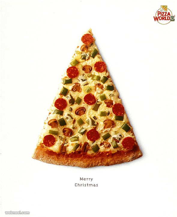 12 christmas ads pizzaworl