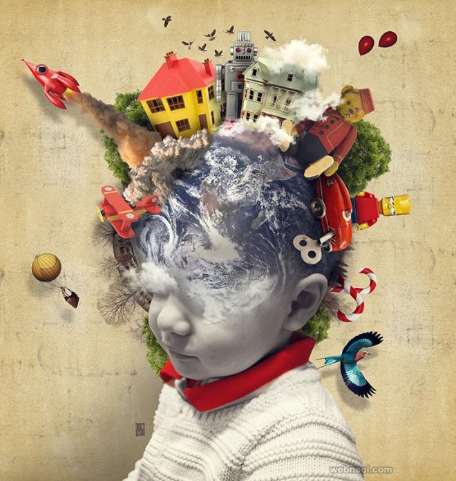 creative photo collage