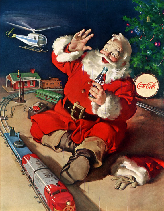 24 vintage christmas ads coca cola santa claus