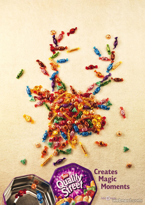 3 creative christmas ads and posters
