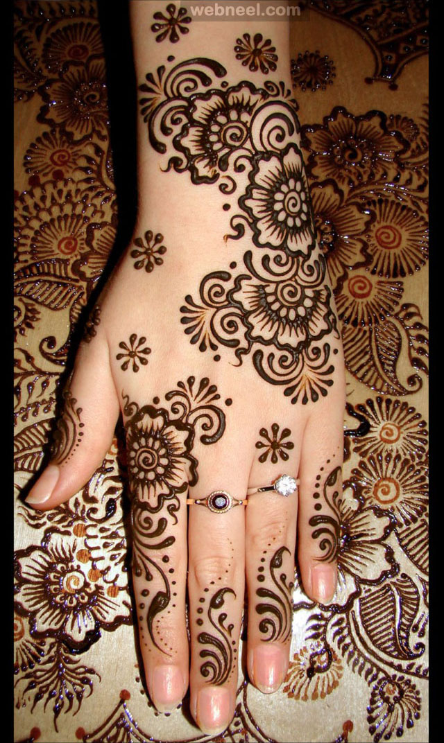 7 mehndi designs hand back side by amelia