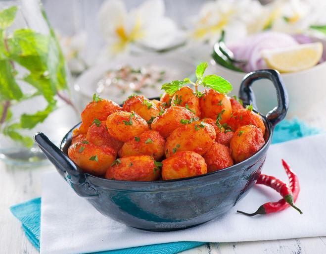 potatoes indian recipes photography