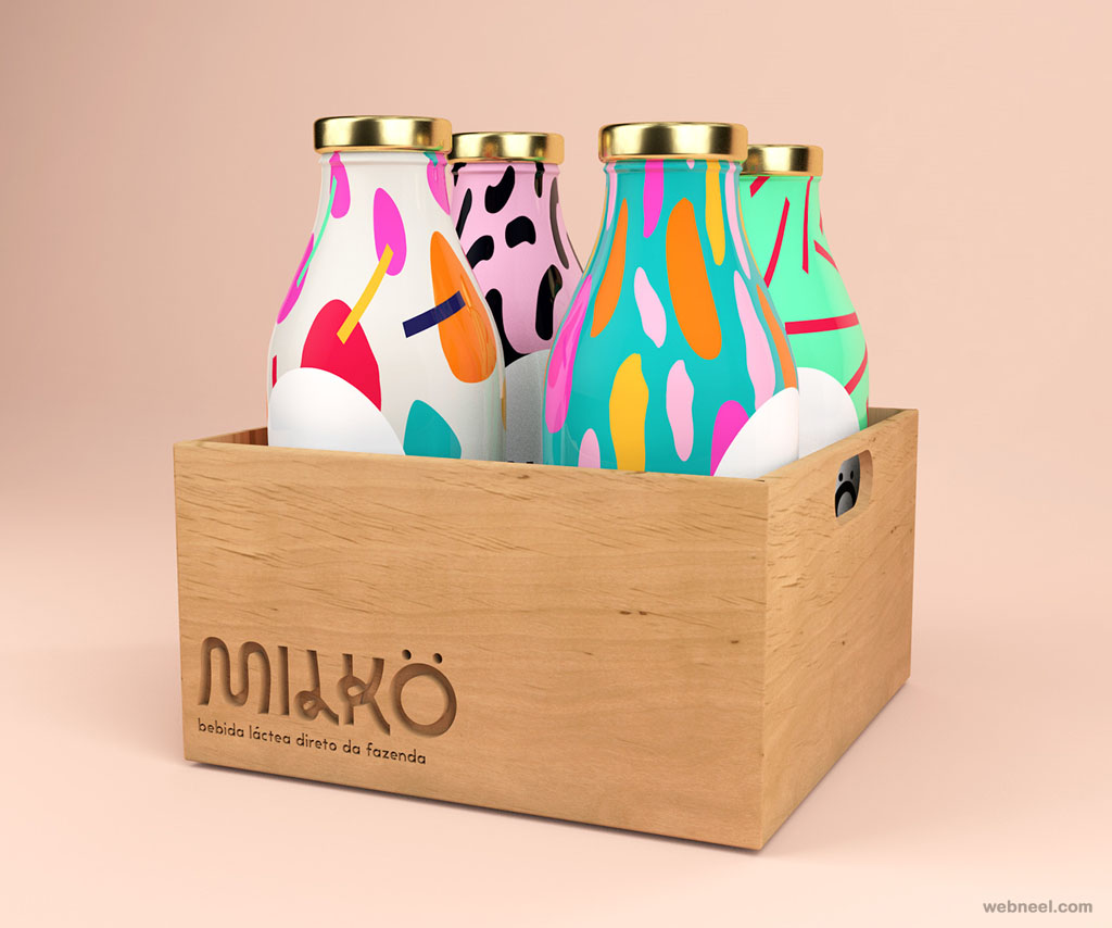 4 milko branding design by giovaniflores