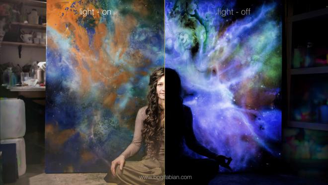 glow in dark artwork