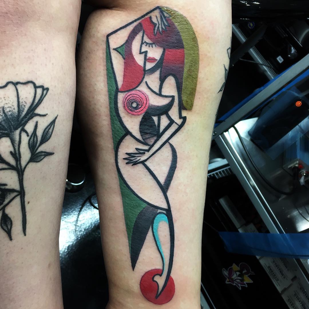 11 picasso cubism tattoo art by mike boyd