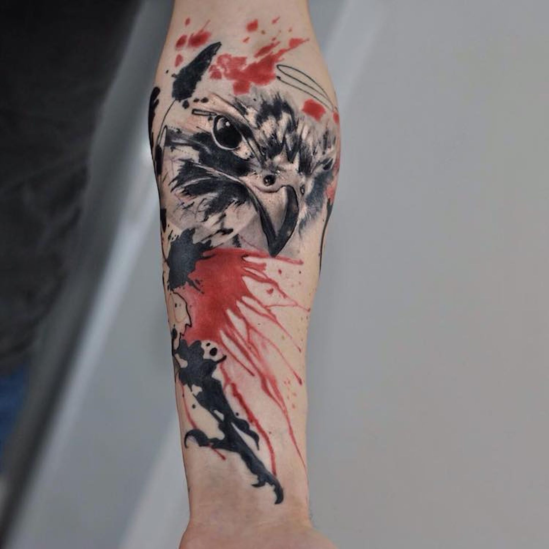 11 watercolor styled tattoo art by aleksandra