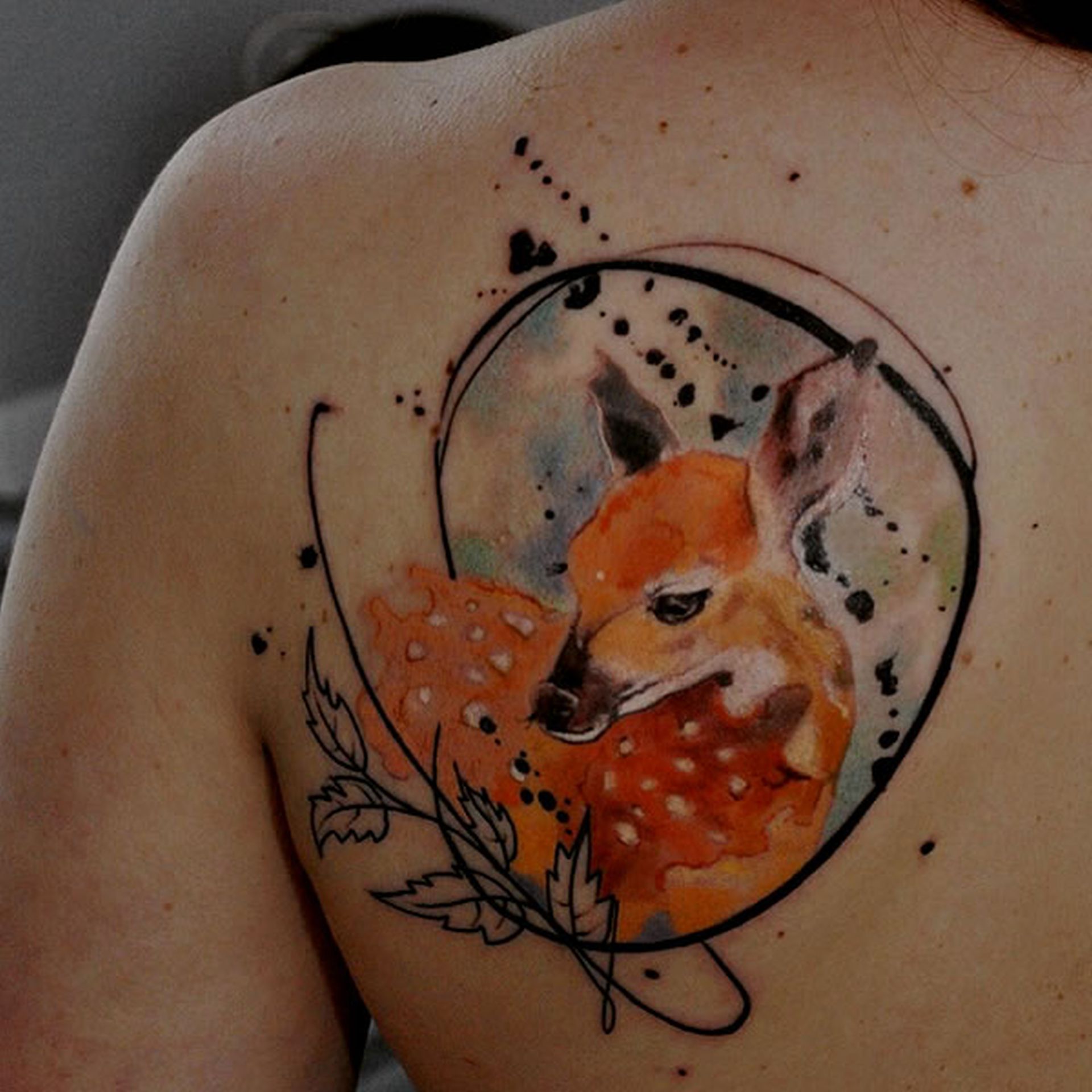 13 watercolor styled tattoo art by aleksandra