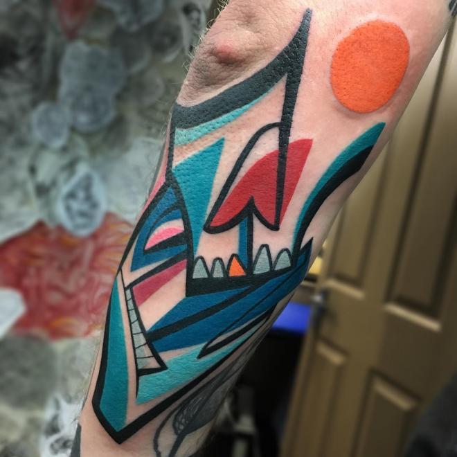 picasso cubism tattoo art