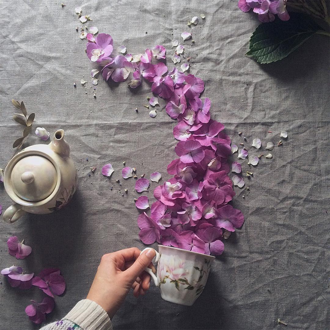 18 floral tea story by marina malinovaya