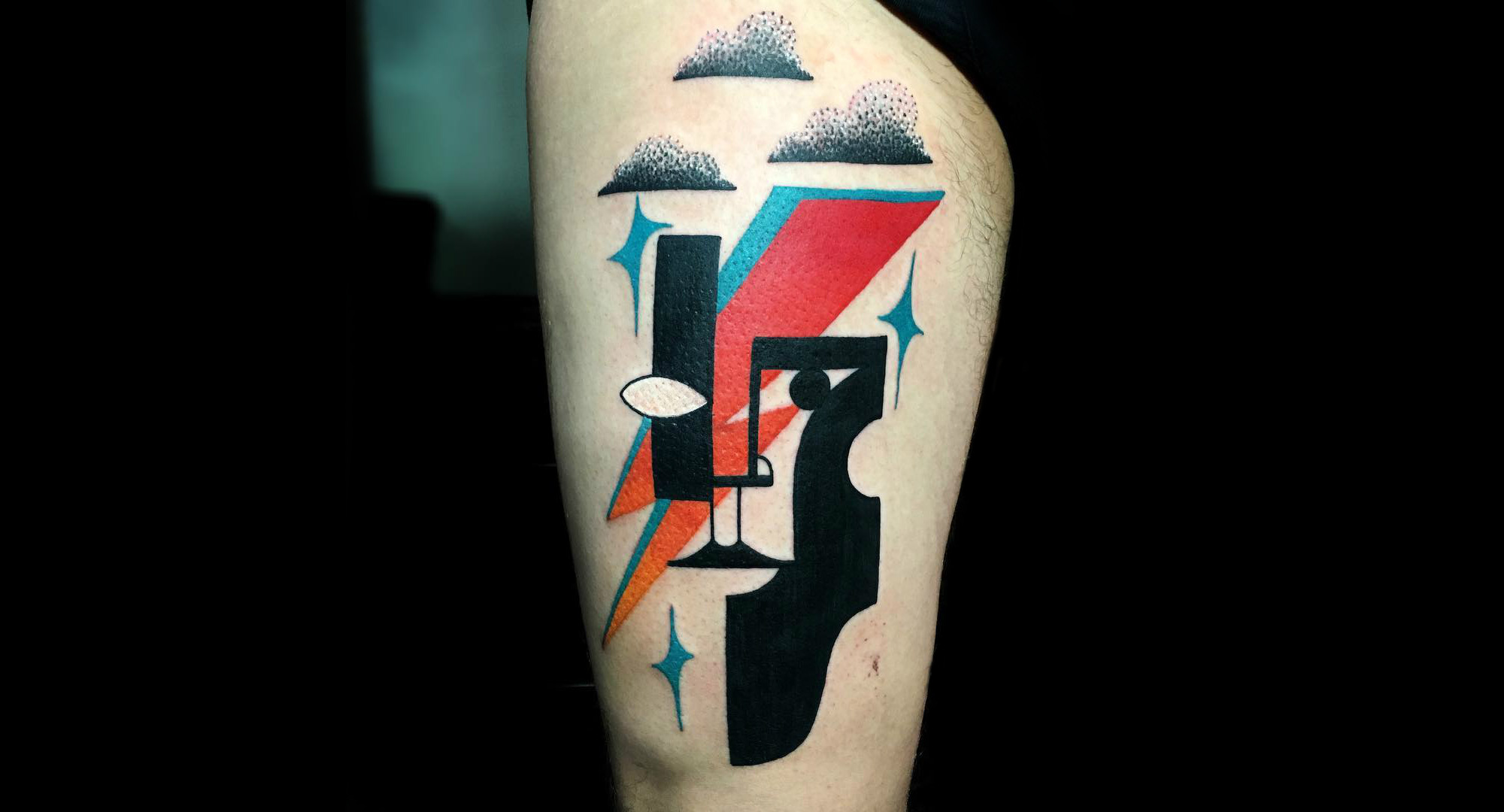 2 picasso cubism tattoo art by mike boyd