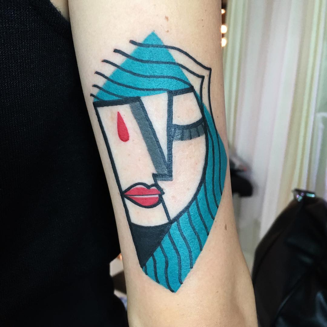 4 picasso cubism tattoo art by mike boyd