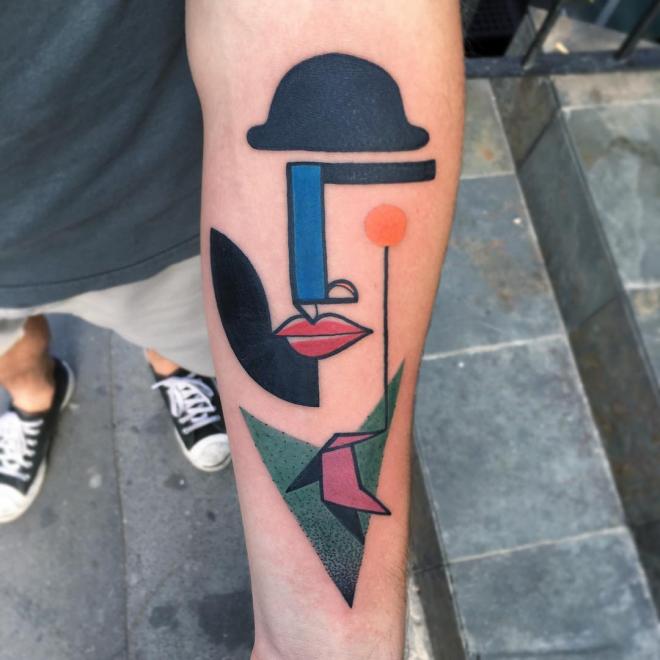 picasso cubism tattoo art