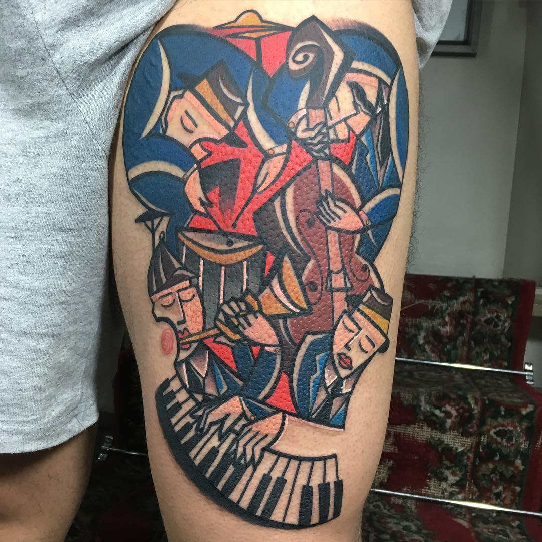 6 picasso cubism tattoo art by mike boyd