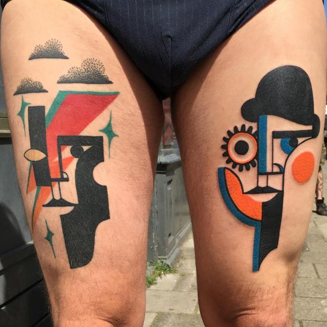 picasso cubism tattoo art