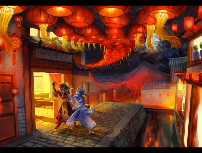 burn digital painting