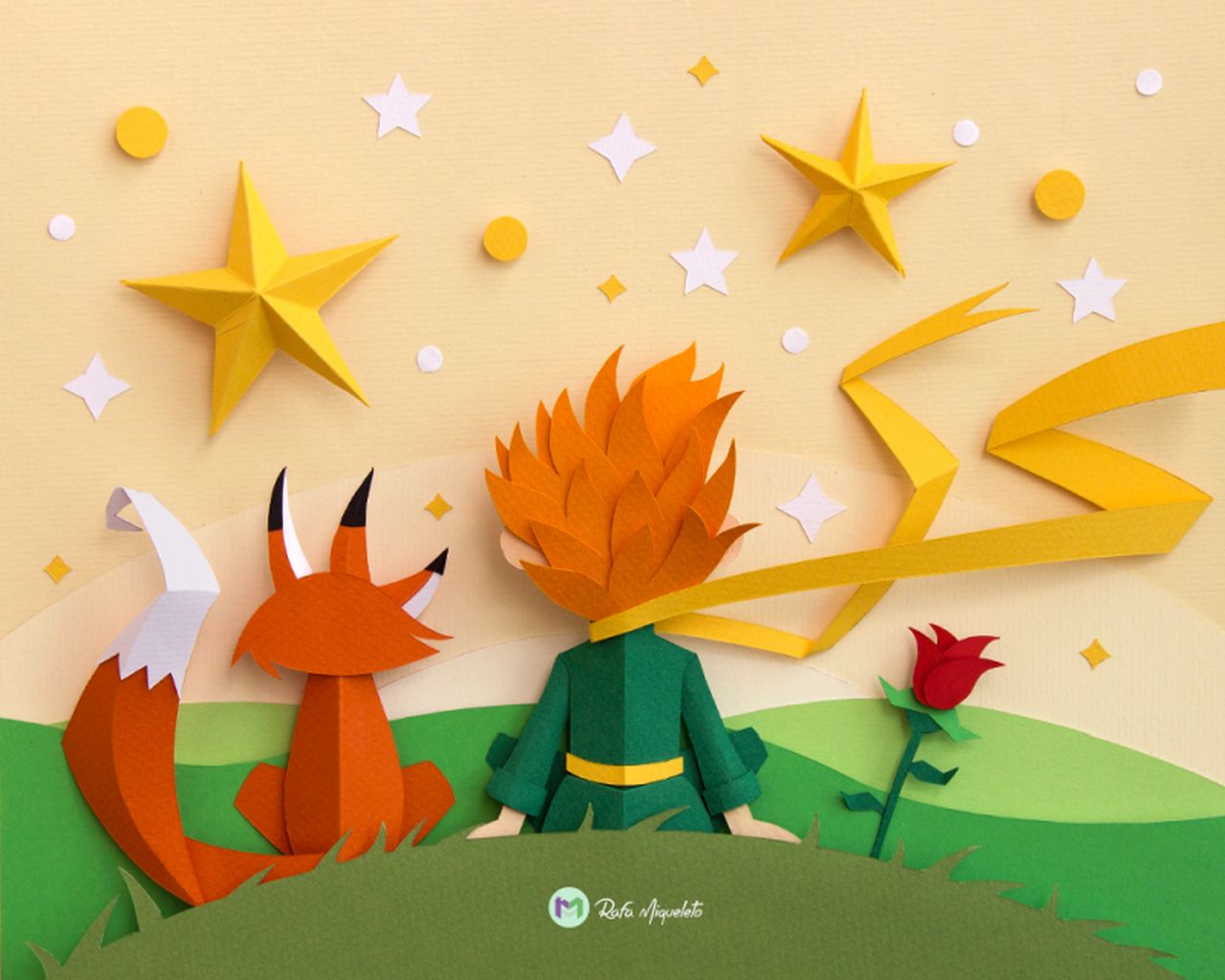 1 paper craft graphic design by rafa miqueleto