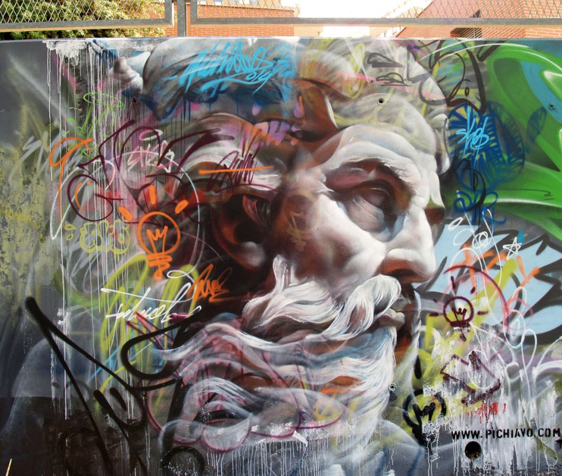 1 street art works by pichiavo
