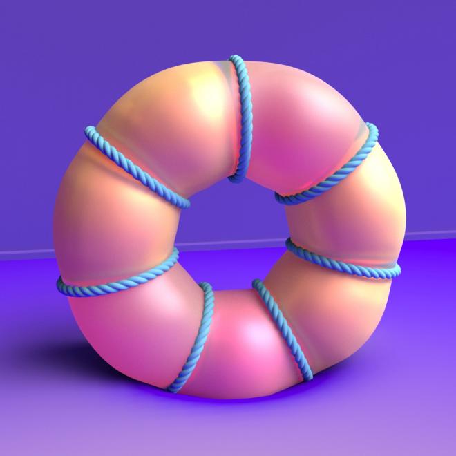 3d typography design