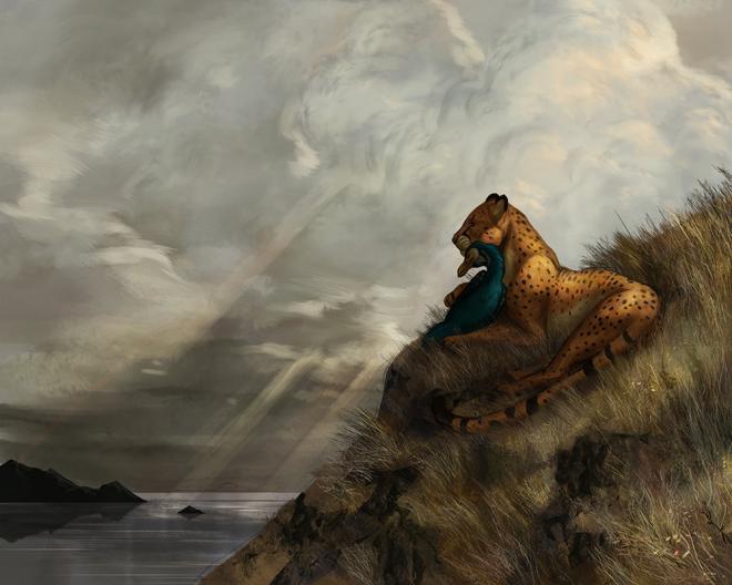dulllight digital painting