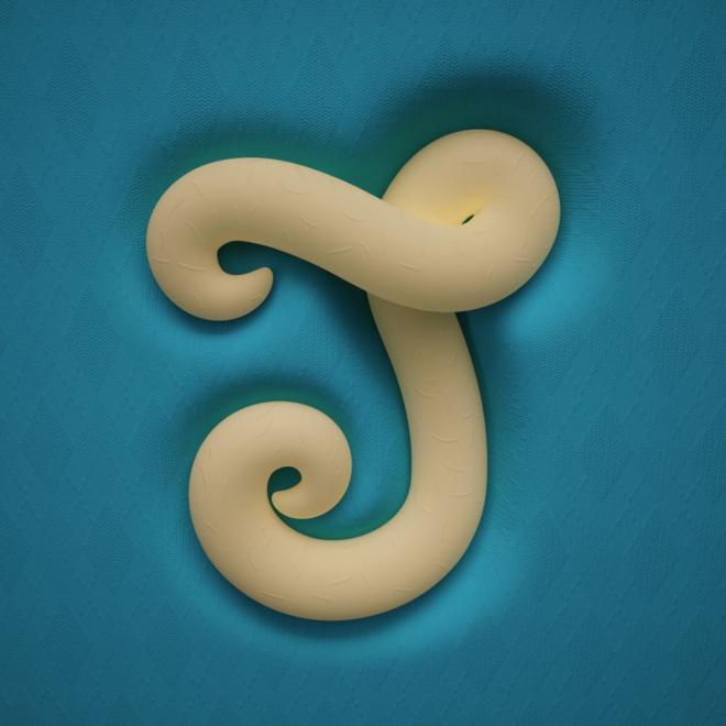 3d typography design