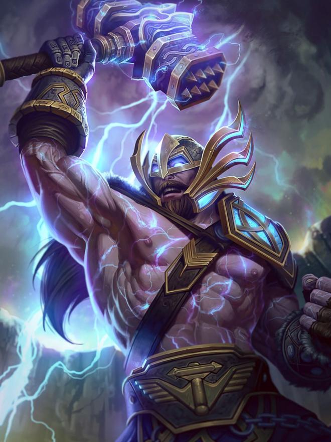 thor wrath of valhalla digital art work