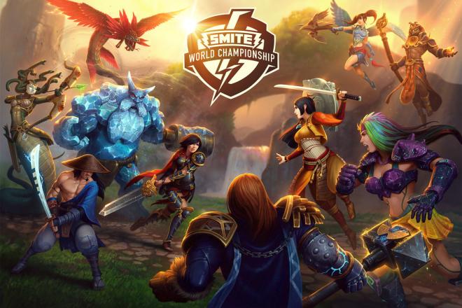 smite world championship digital art work