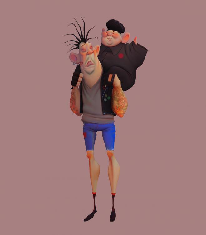 tallman character design