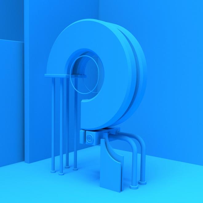 3d typography design