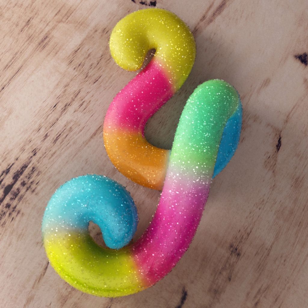 5 3d typography design by jose carlos