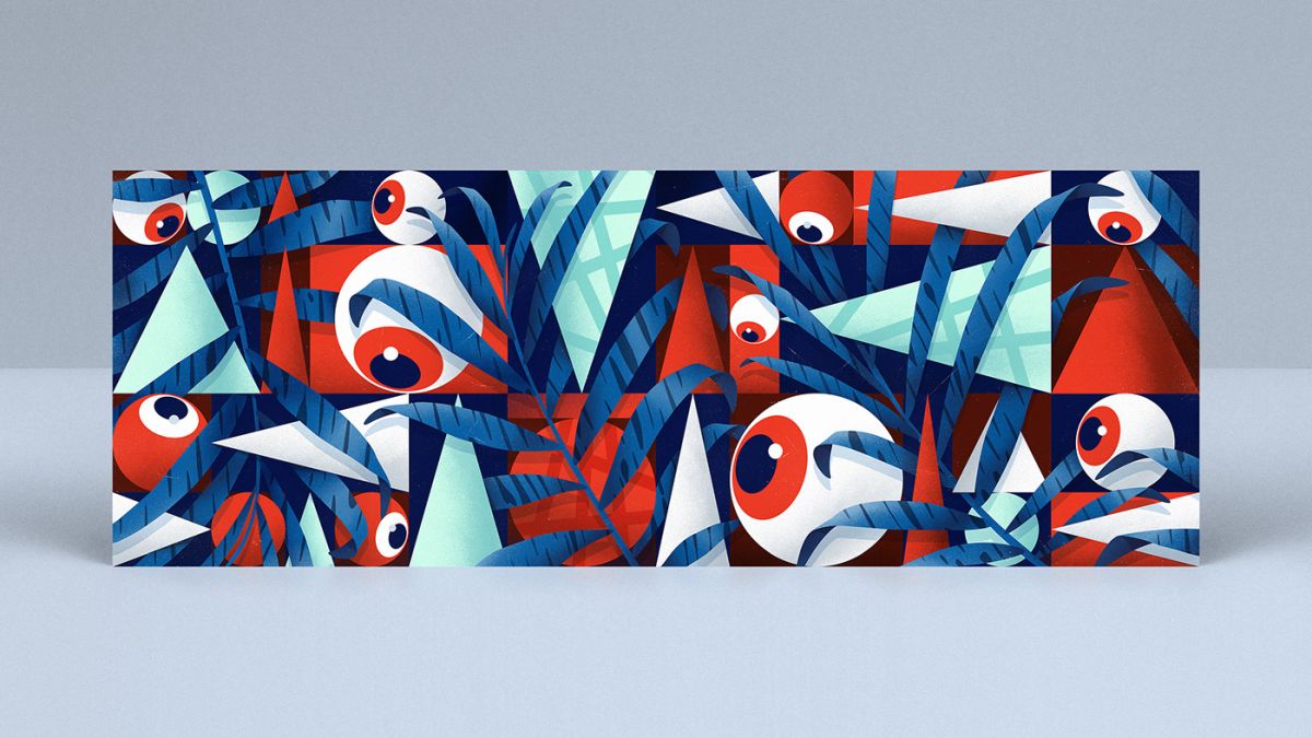 5 graphic design patterns by giga kobidze