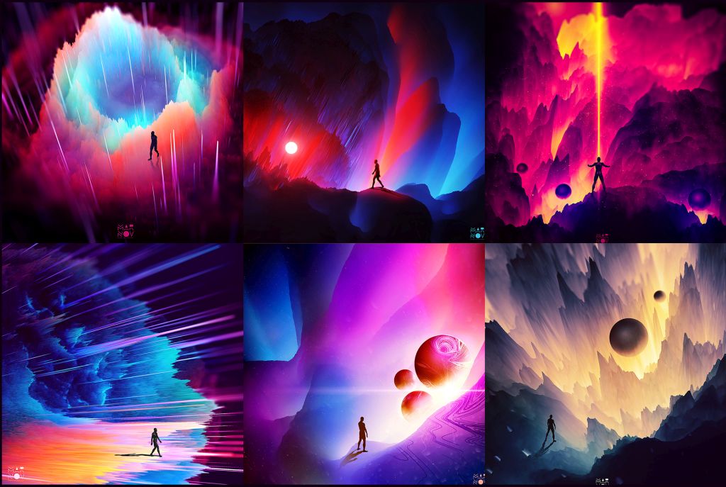 7 colorful digital painting by novans