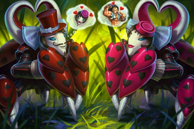 khepri valentines digital art work