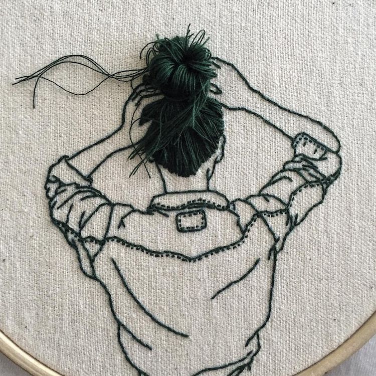 7 lady embroidery art by sheena liam