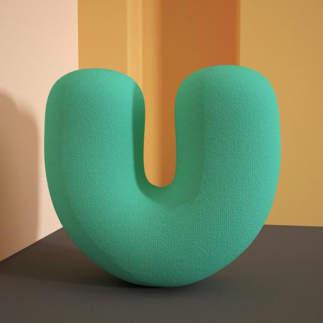 3d typography design