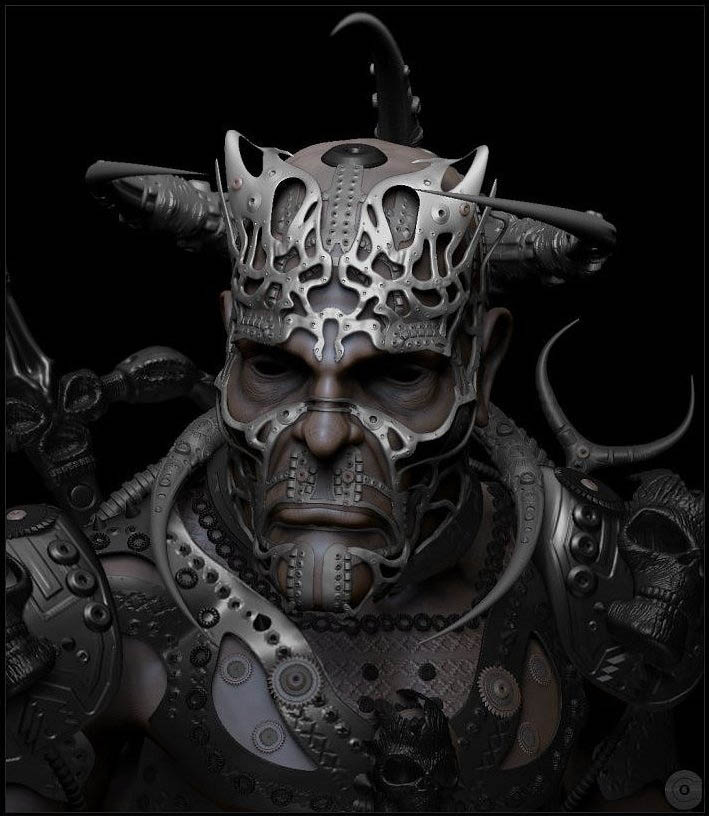 1 monster 3d character design by calum andrews