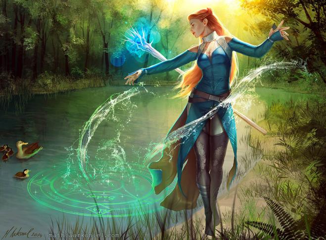woman digital art