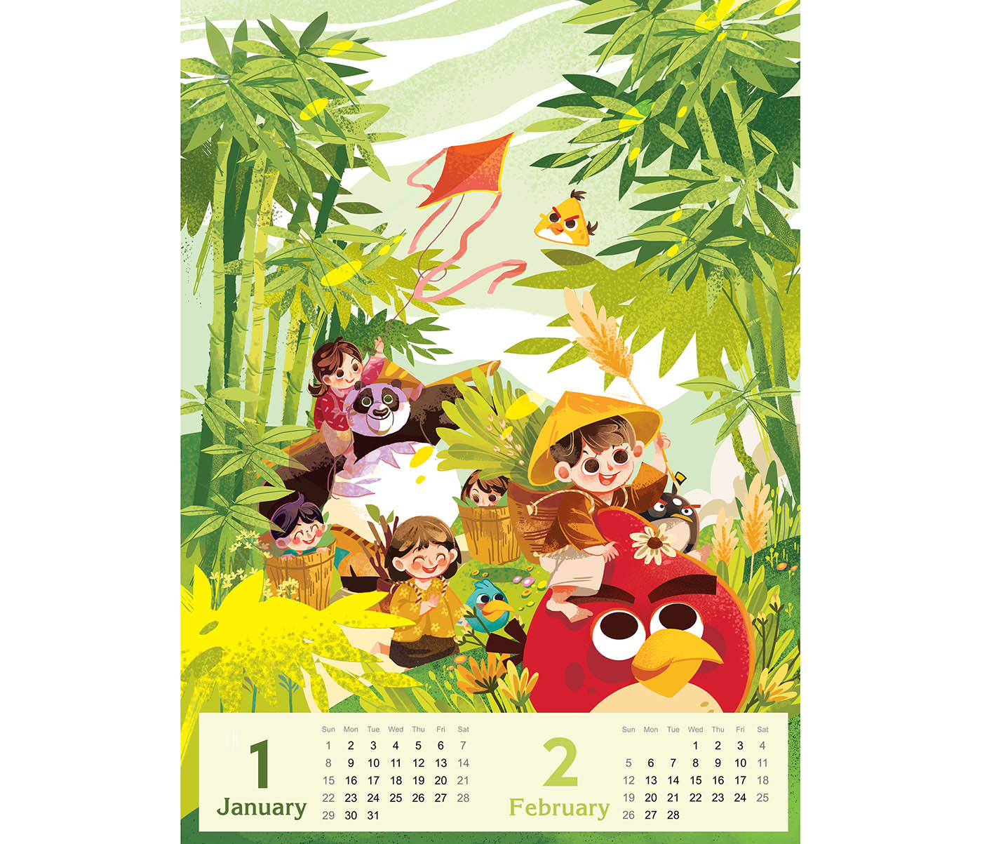 11 happy lunar year editorial digital illustration by wazza pink