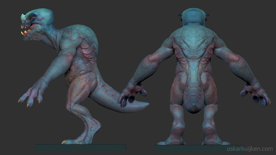 12 astrosaurian 3d model by oskar kuijken