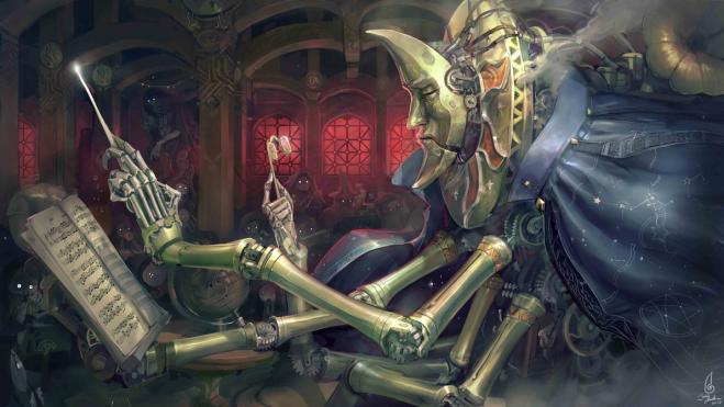 conductor digital painting game characters