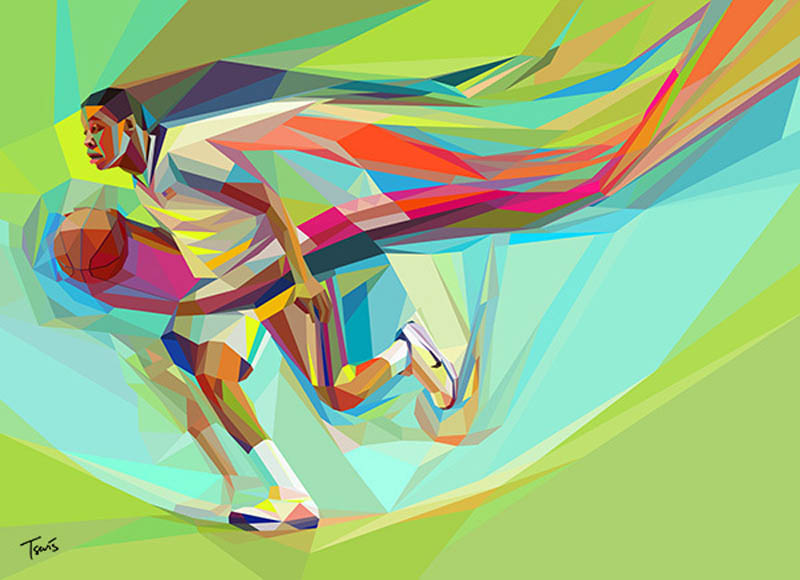 16 sports digital art by charis tsevis