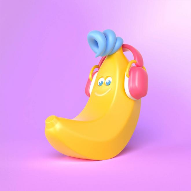 banana 3d models