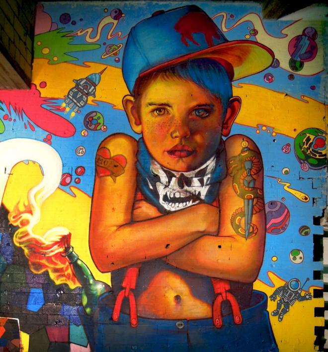 rebel street art