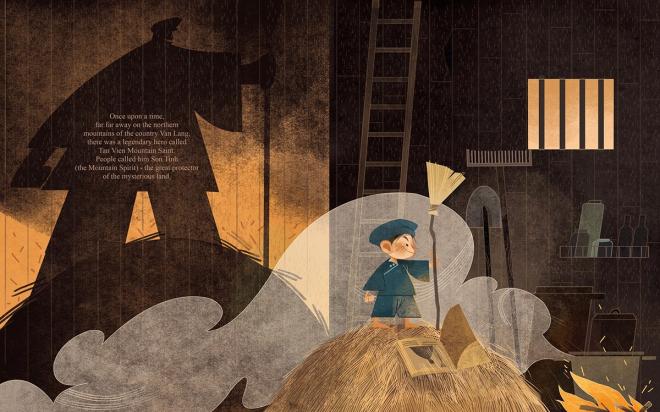 son tinh editorial digital illustration son tinh editorial digital illustration