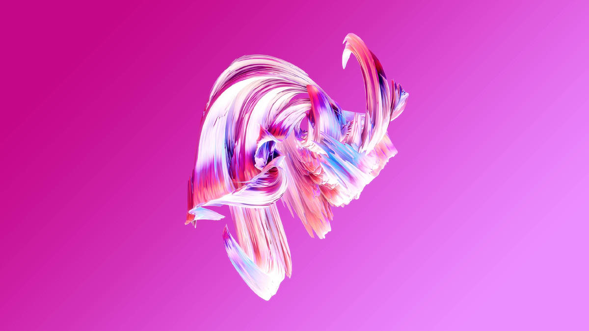 3 colorful motion graphcis digital painting by ari weinkle