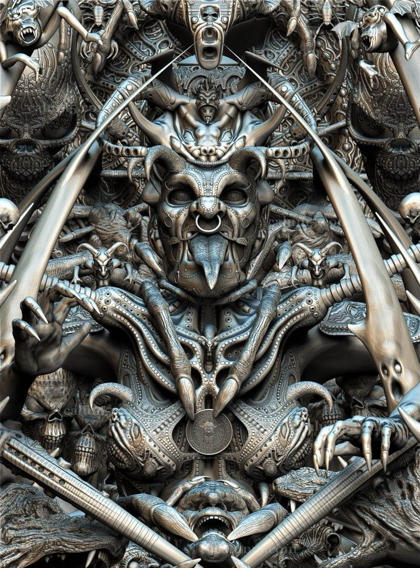 3 monster 3d character design by calum andrews