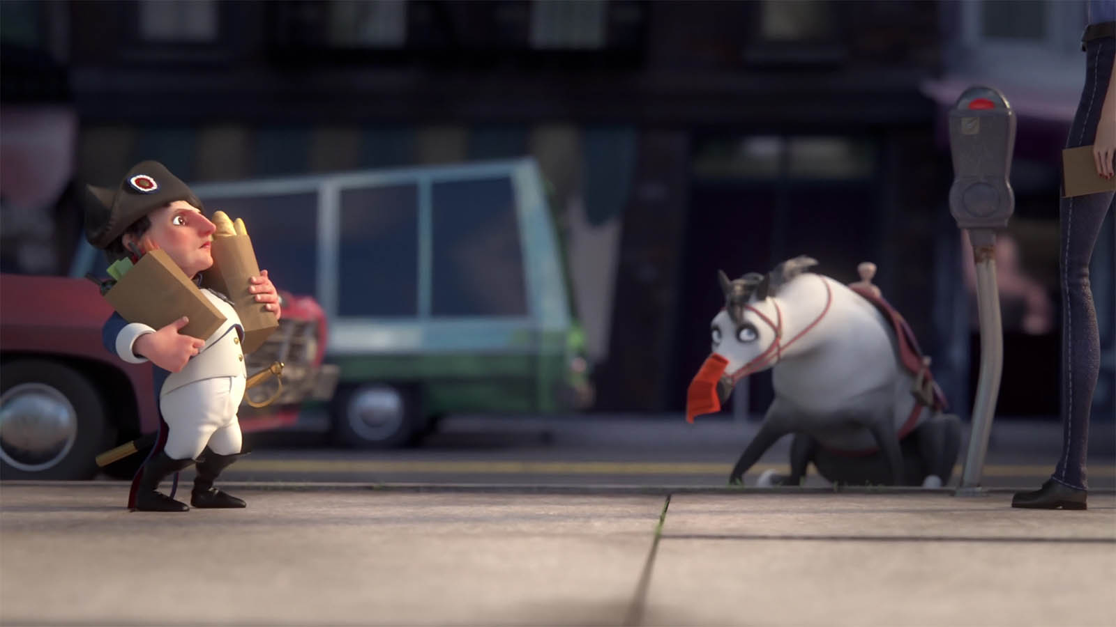 3 napolean 3d animated short film by mathew berenty