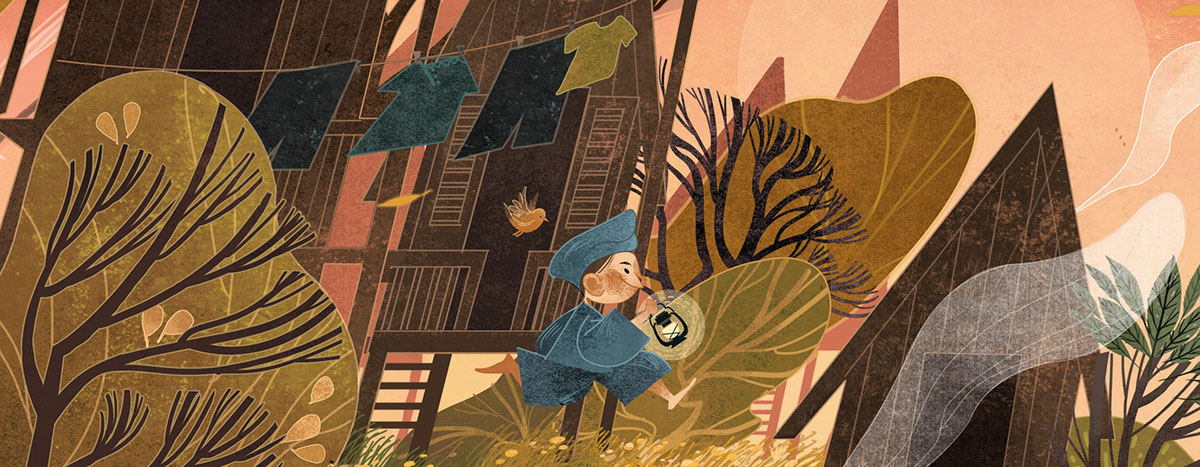 3 son tinh editorial digital illustration by wazza pink