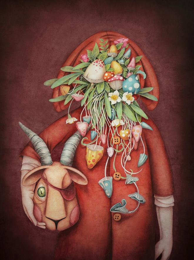 vegetables watercolor painting
