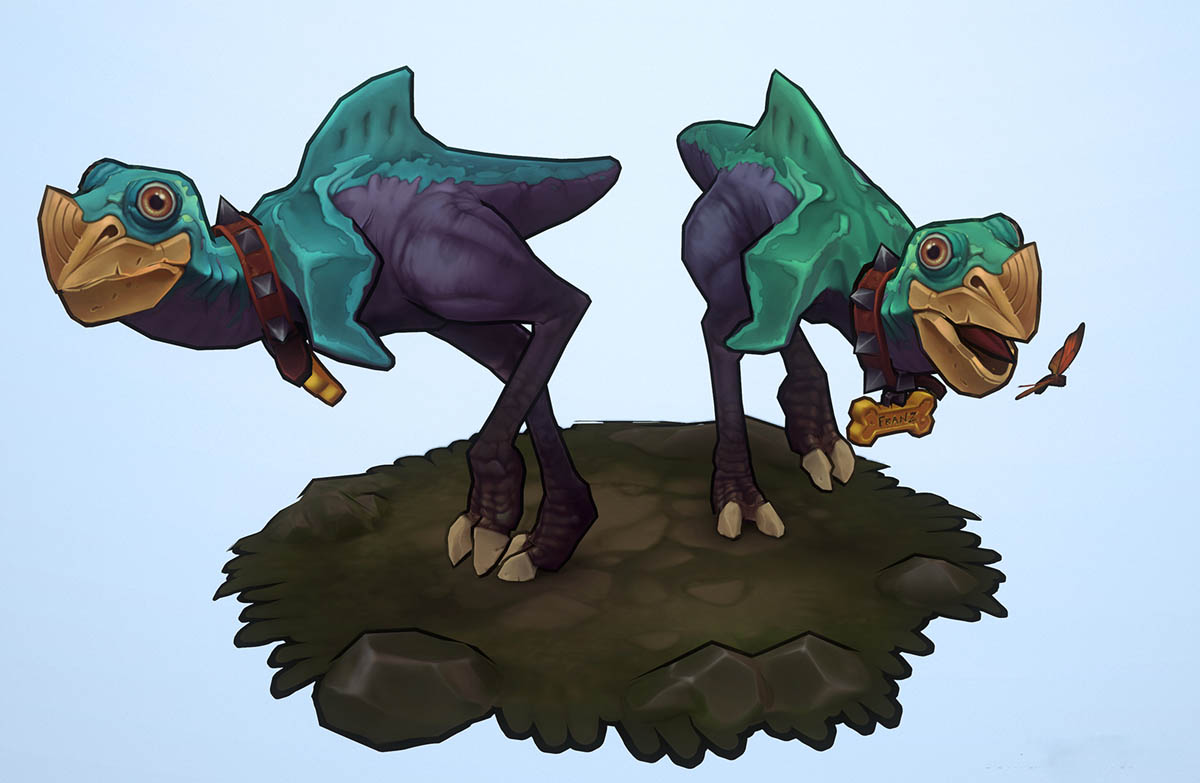 4 chickenshark 3d model by oskar kuijken